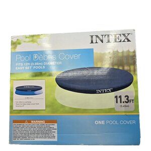 Swimming Pool Debris Cover Intex Fits  12ft Round Easy Set Debris Swim New